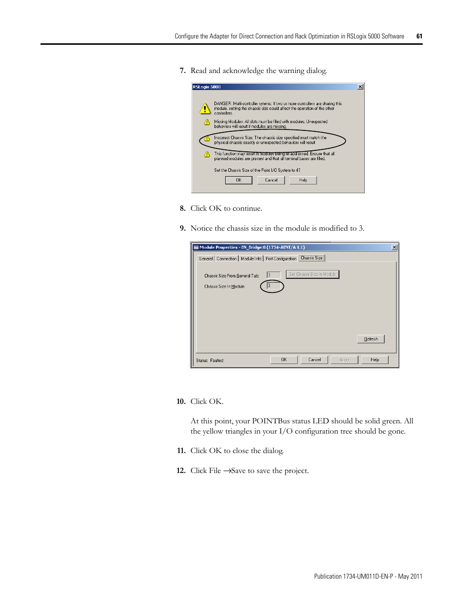 Rockwell Automation 1734-AENT POINT I/O EtherNet/IP Adapter Module User Manual | Page 77 / 158