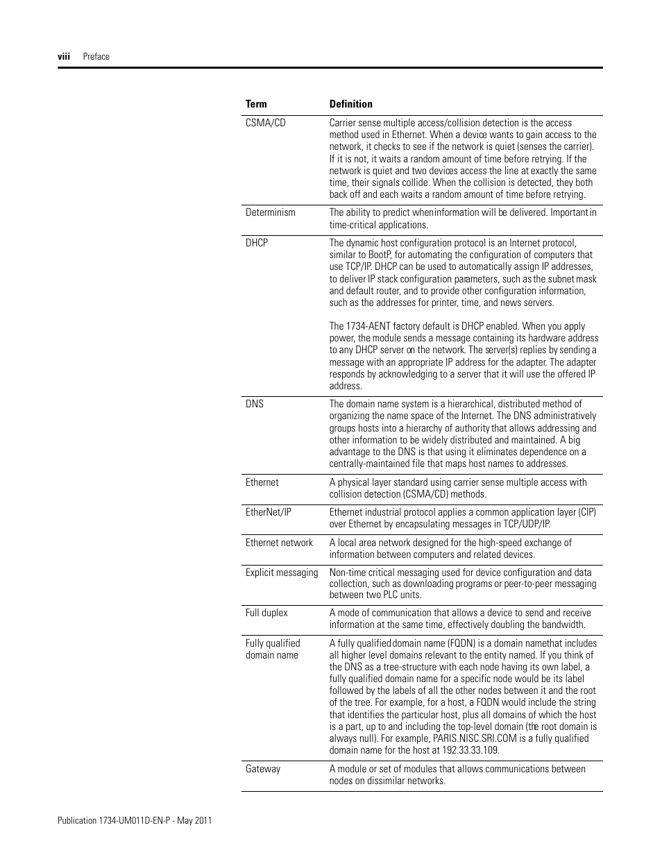 Rockwell Automation 1734-AENT POINT I/O EtherNet/IP Adapter Module User Manual | Page 8 / 158