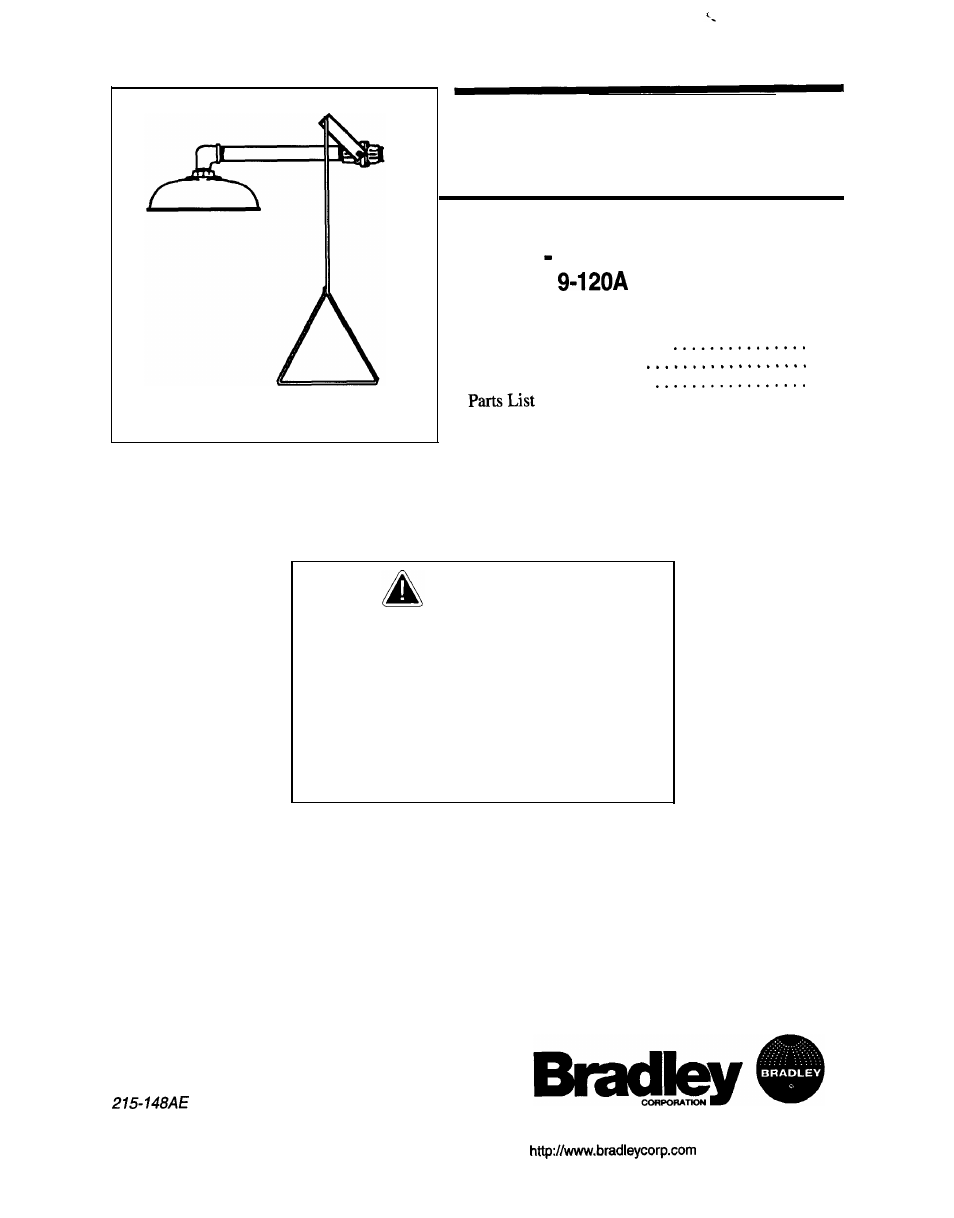 Bradley E19-120A User Manual | 4 pages
