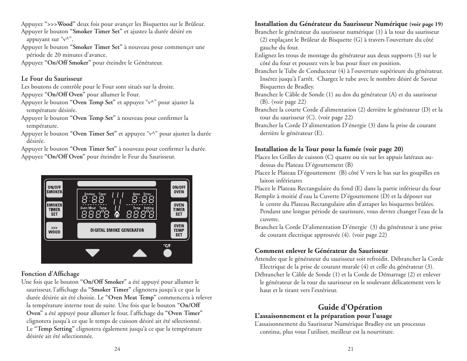 Bradley Smoker BTDS108CE-UK User Manual | Page 21 / 22