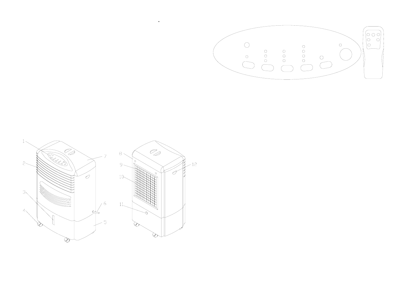 Control panel and construction diagram, F. mode | Tayama TC-168 User Manual | Page 3 / 4