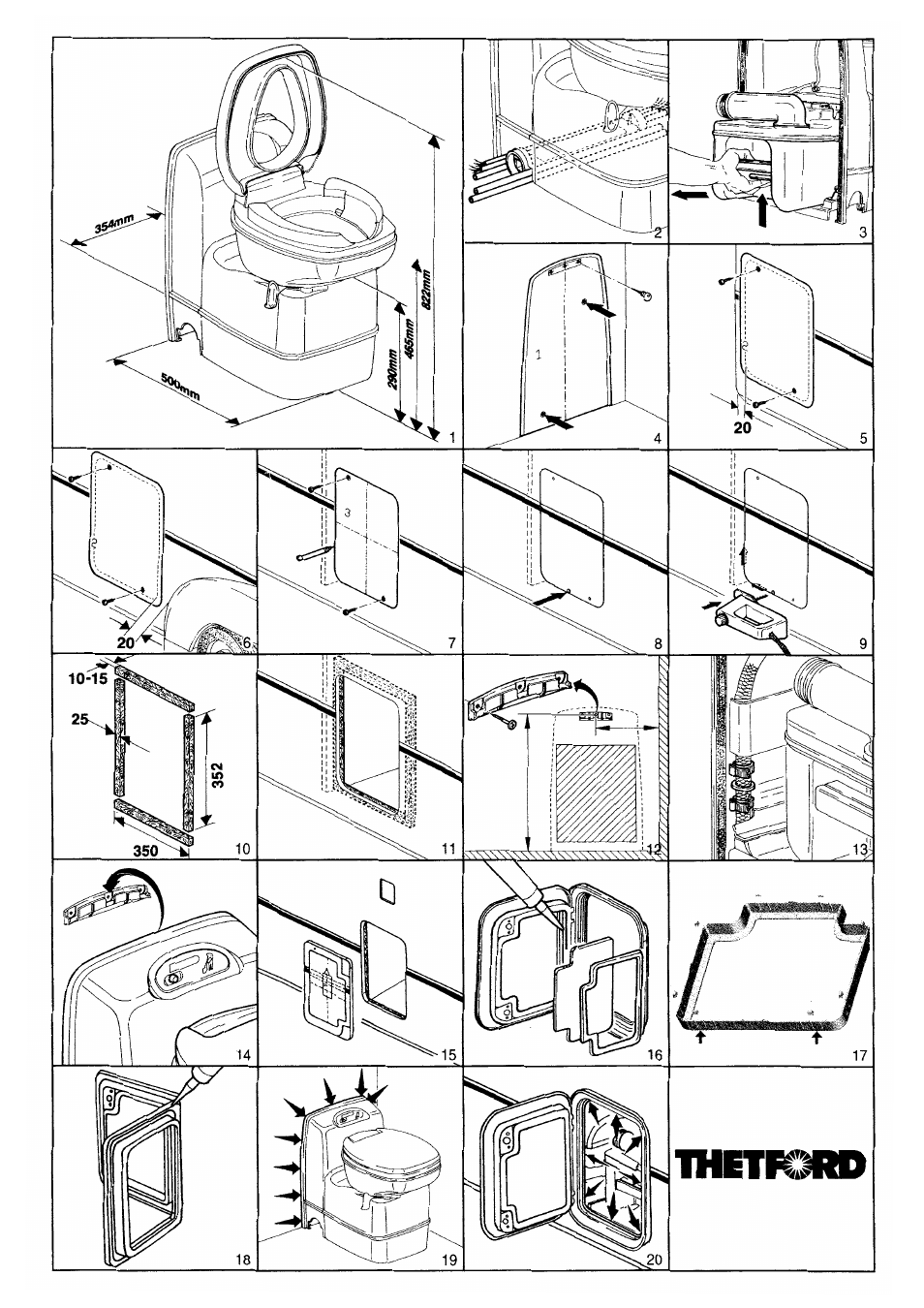 Thetford C-200 CS D3 Cassette User Manual | Page 2 / 15
