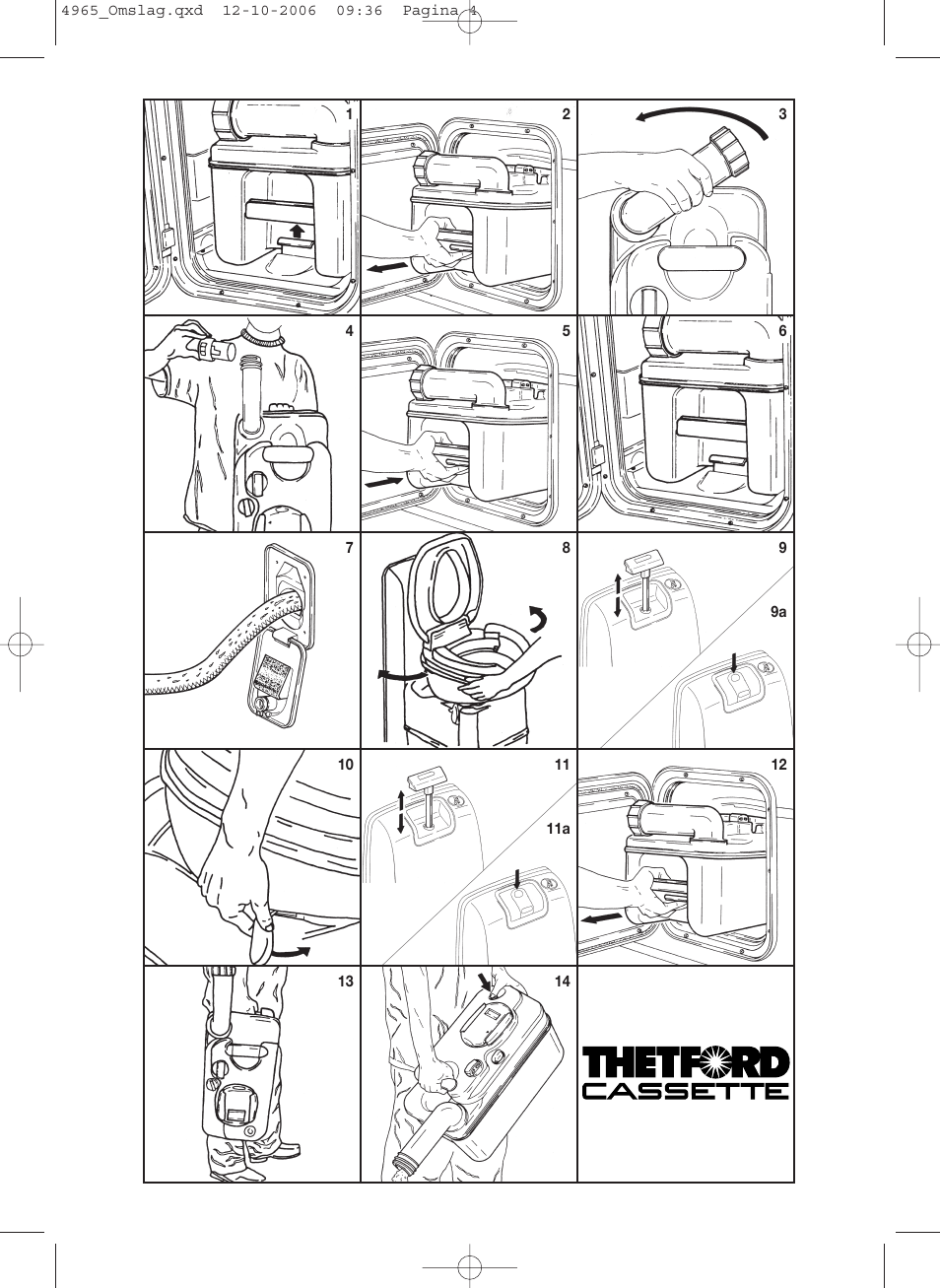 Thetford C-200 CS Cassette User Manual | Page 35 / 36