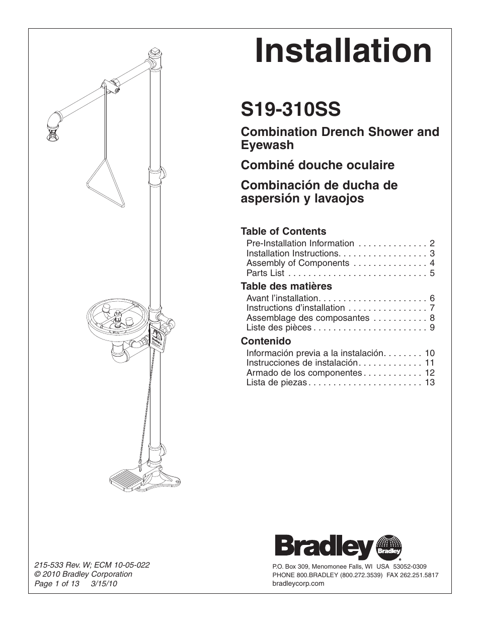 Bradley Smoker S19-310SS User Manual | 13 pages