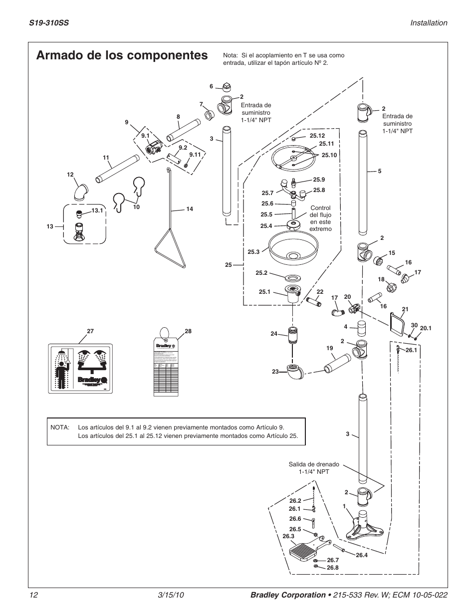 Armado de los componentes | Bradley Smoker S19-310SS User Manual | Page 12 / 13