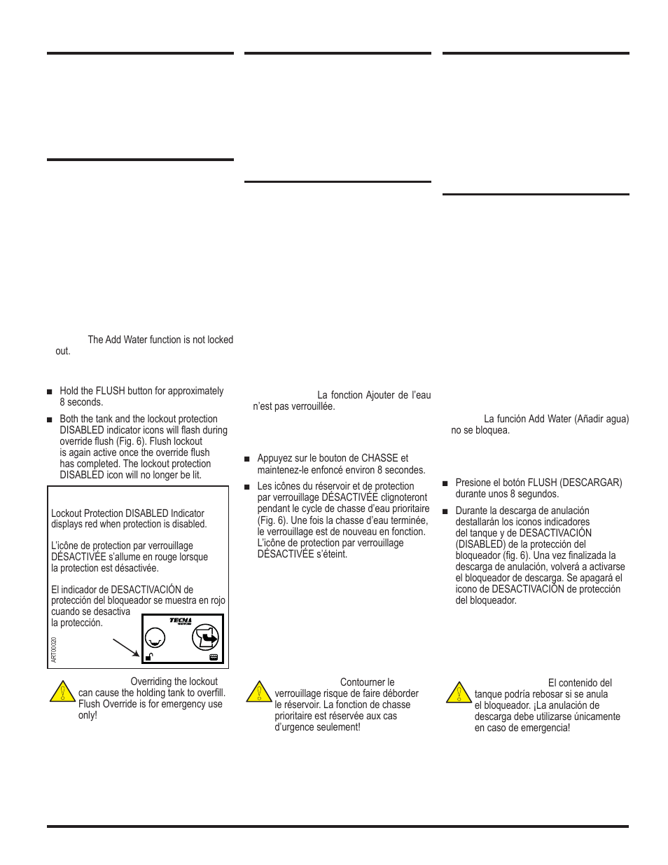 Thetford Tecma Silence Plus(Marine) Owners Manual User Manual | Page 5 / 9