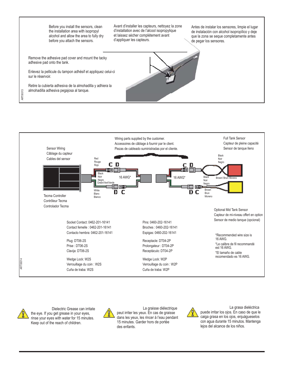 Fig. f, Fig. e | Thetford Tecma Silence Plus(Marine) Installation Manual User Manual | Page 12 / 14