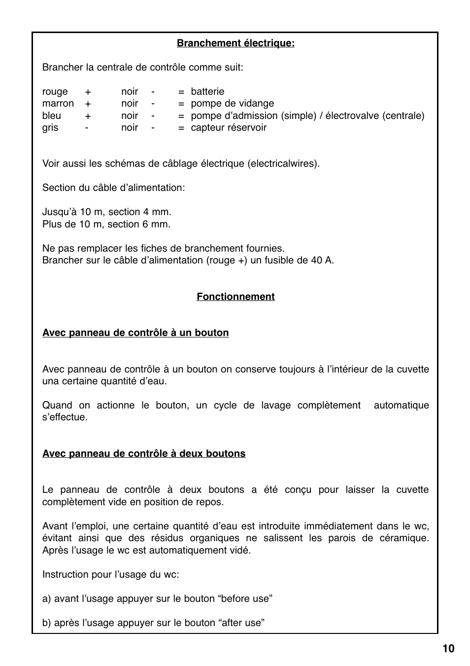 Thetford Tecma X-Light User Manual | Page 11 / 28