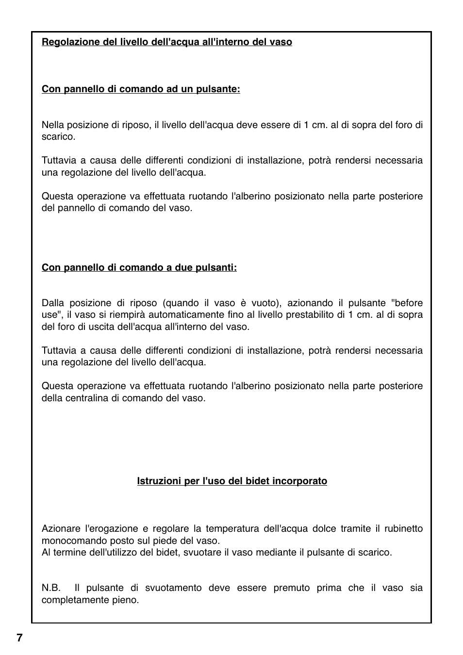 Thetford Tecma X-Light User Manual | Page 8 / 28