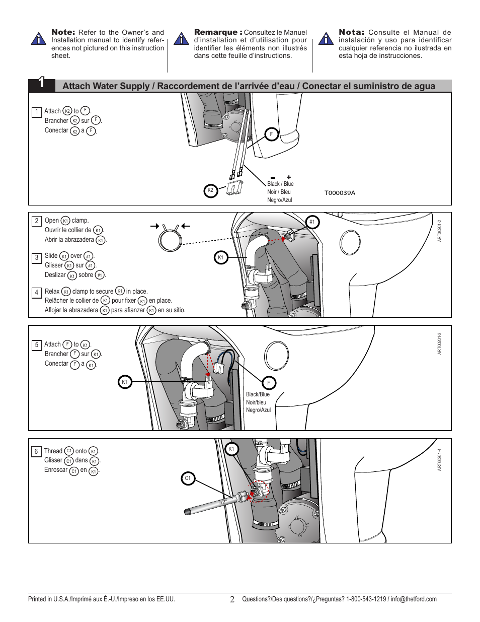 Thetford 38860 Solenoid Kit User Manual | Page 2 / 2