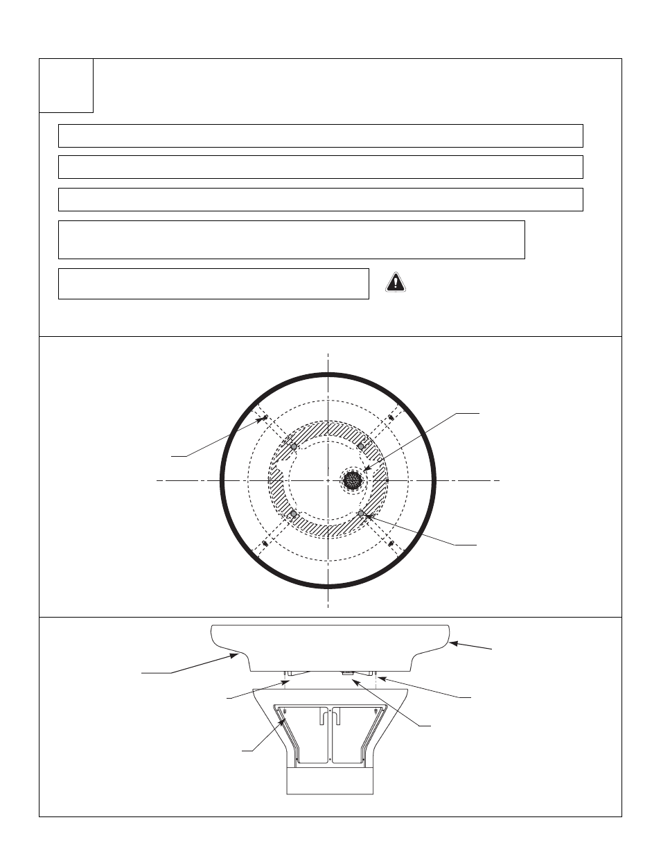 Montage de l’ensemble cuvette et socle, Option tas, Vue de dessus vue de face | Bradley Smoker TDB3108 User Manual | Page 38 / 85