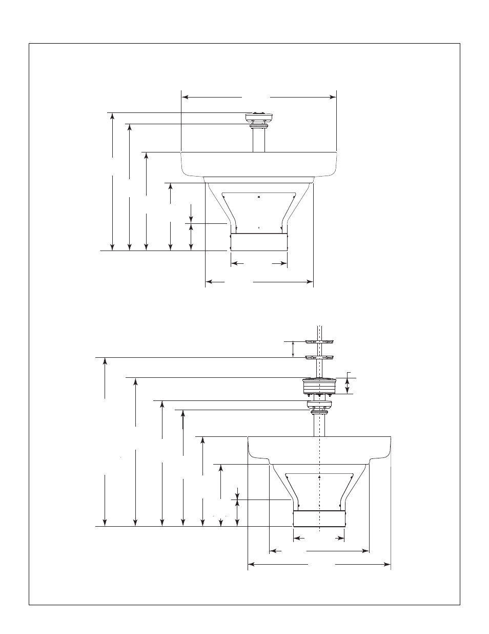 Dimensiones de la fuente de lavado circular | Bradley Smoker TDB3108 User Manual | Page 62 / 85