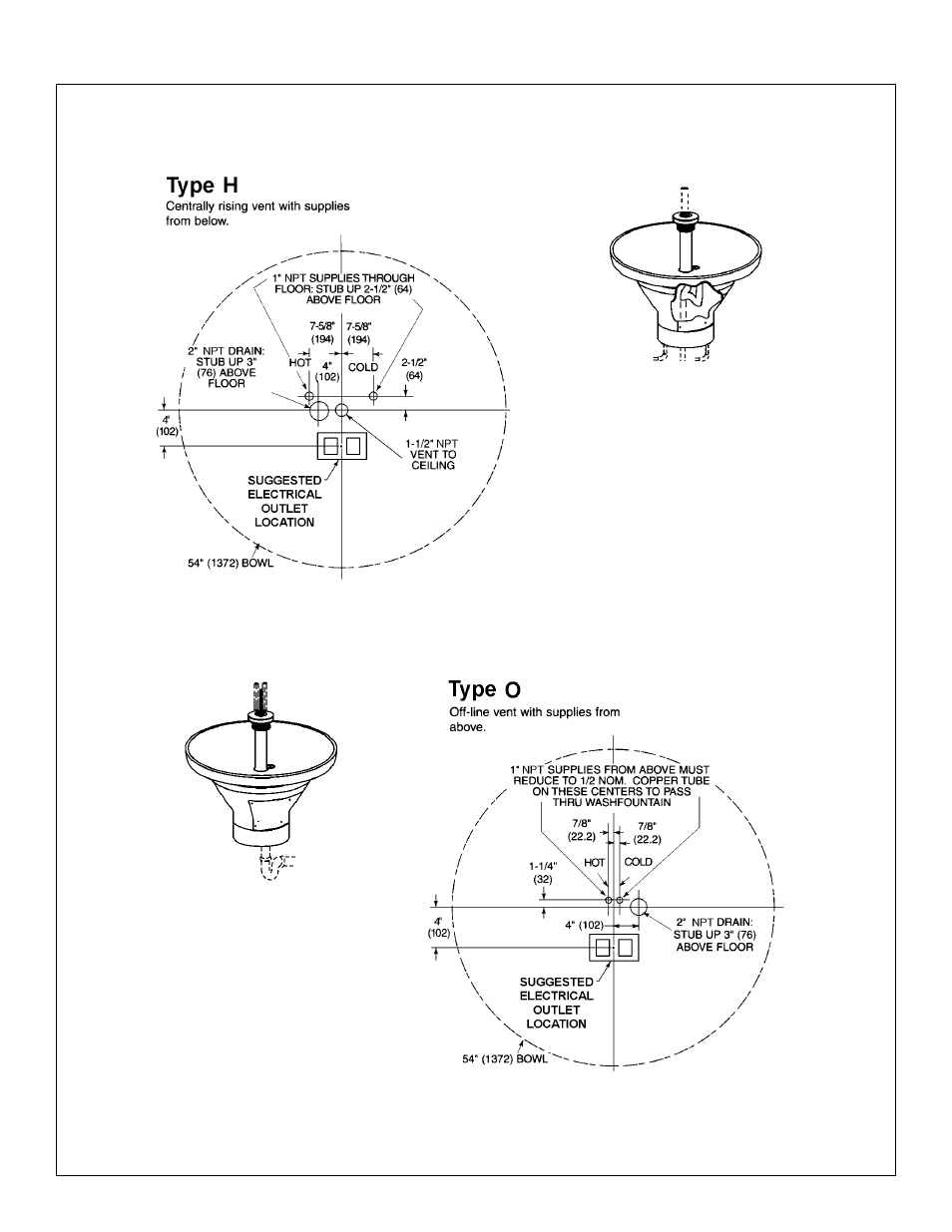 Rough-in specifications continued | Bradley Smoker TDB3108 User Manual | Page 8 / 85