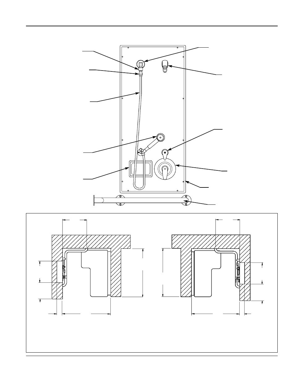 Hn200 components and shower stall dimensions | Bradley Smoker HN200 User Manual | Page 3 / 8