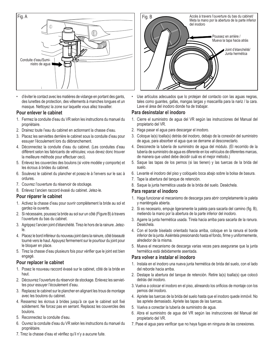 Thetford 31708 - Blade Seal User Manual | Page 2 / 2