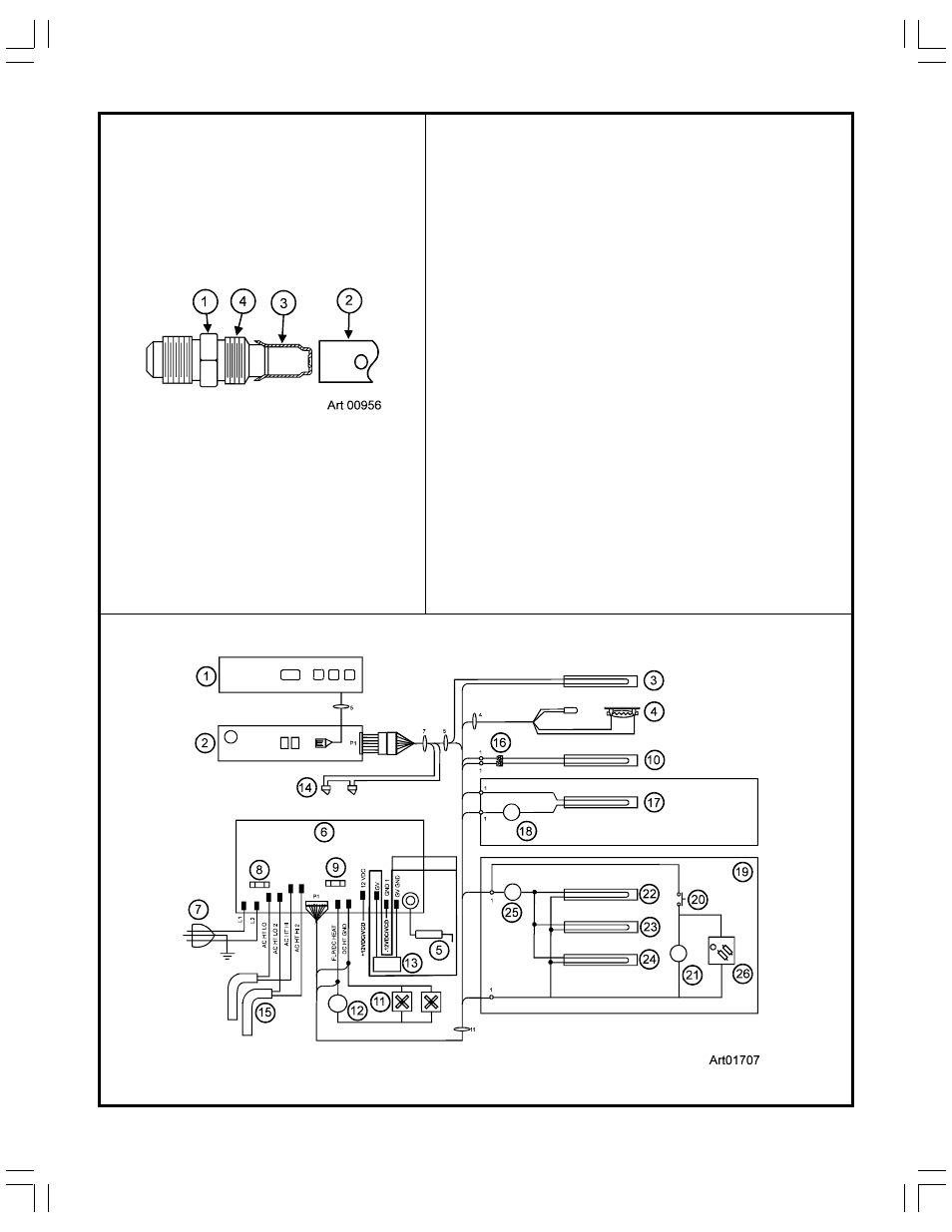 Graphic art00956, Graphic art01707 | Thetford 1200 Series Without Cooling Unit Sensing Capabilities User Manual | Page 18 / 19
