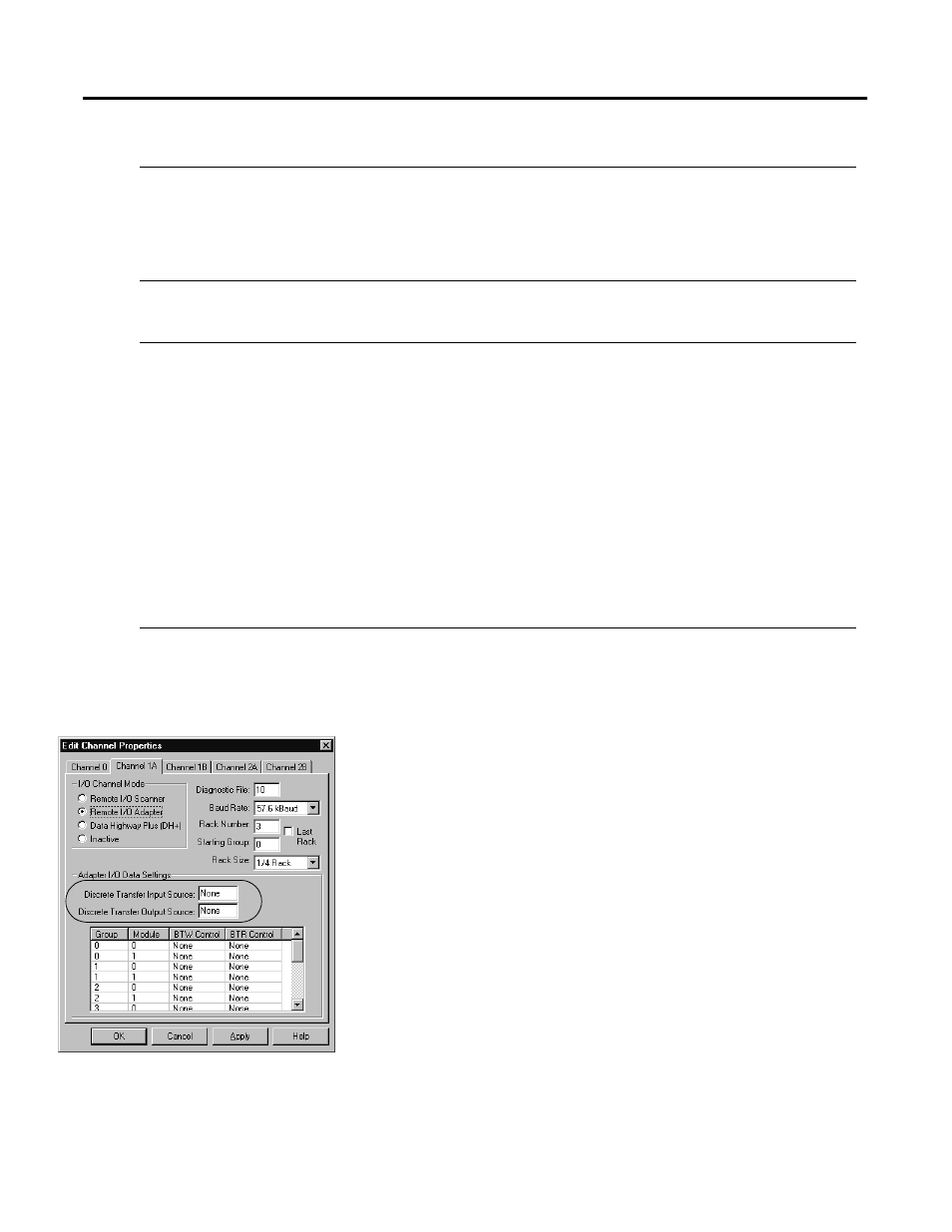 Specify the discrete transfer configuration files | Rockwell Automation 1785-Lxxx Enhanced and Ethernet PLC-5 Programmable Controllers User Manual | Page 103 / 388