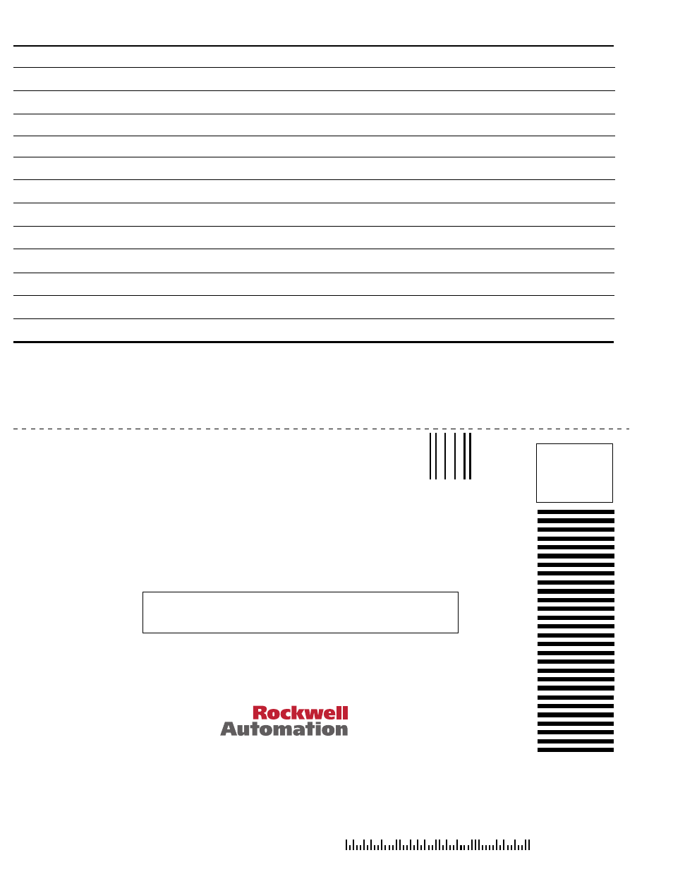 Business reply mail | Rockwell Automation 1785-Lxxx Enhanced and Ethernet PLC-5 Programmable Controllers User Manual | Page 384 / 388