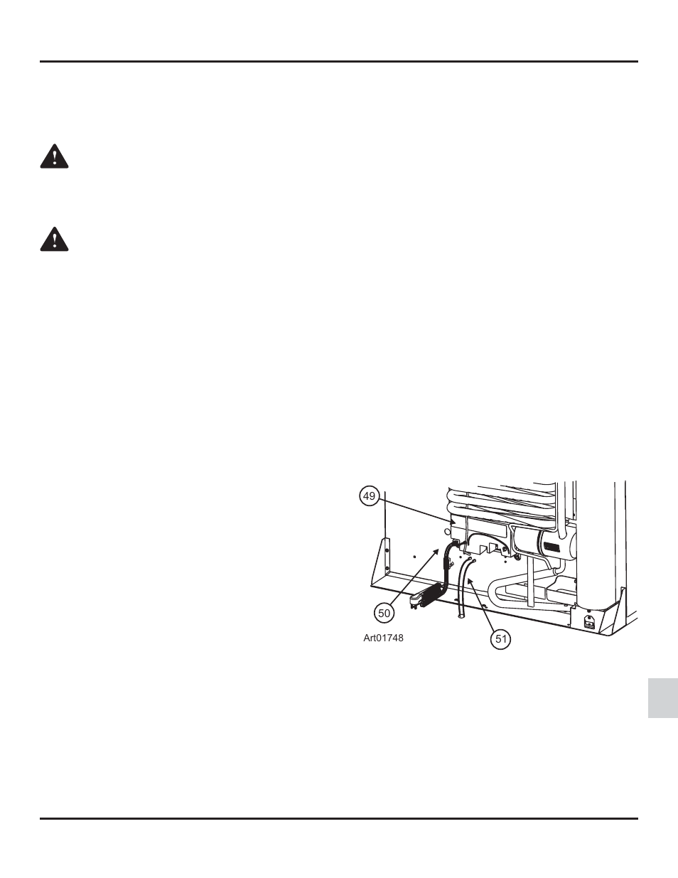 Connect the electrical components, Connect the 120 volts ac supply, Connect the 12 volts dc supply | Thetford 1210 Series AC - Through 09/07 User Manual | Page 17 / 19
