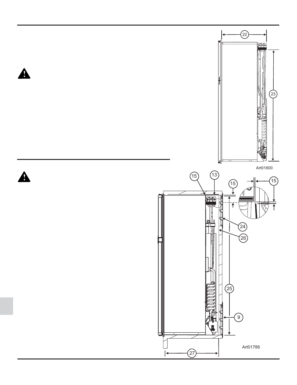 Install an upper side-wall exhaust vent | Thetford 1210 Series GE - Through 10/07 User Manual | Page 12 / 22