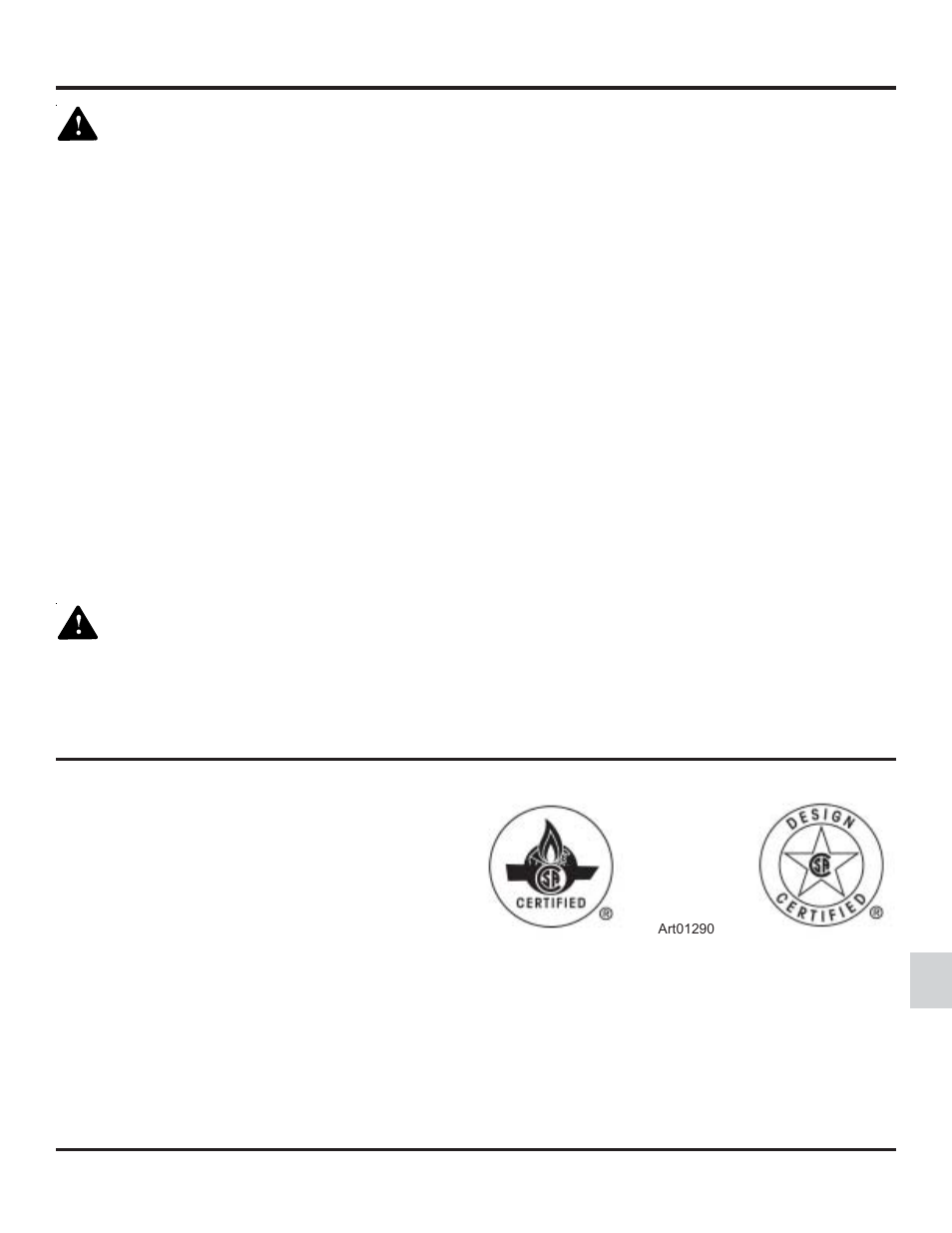 Safety instructions, Certification and code requirements | Thetford 1210 Series GE - Through 10/07 User Manual | Page 3 / 22