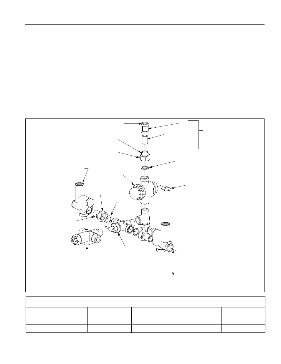 Installation instructions continued, Table 2 — distance to finished floor, Step 6: installing the valve assembly | Valve assembly | Bradley Smoker WF2708 User Manual | Page 15 / 28