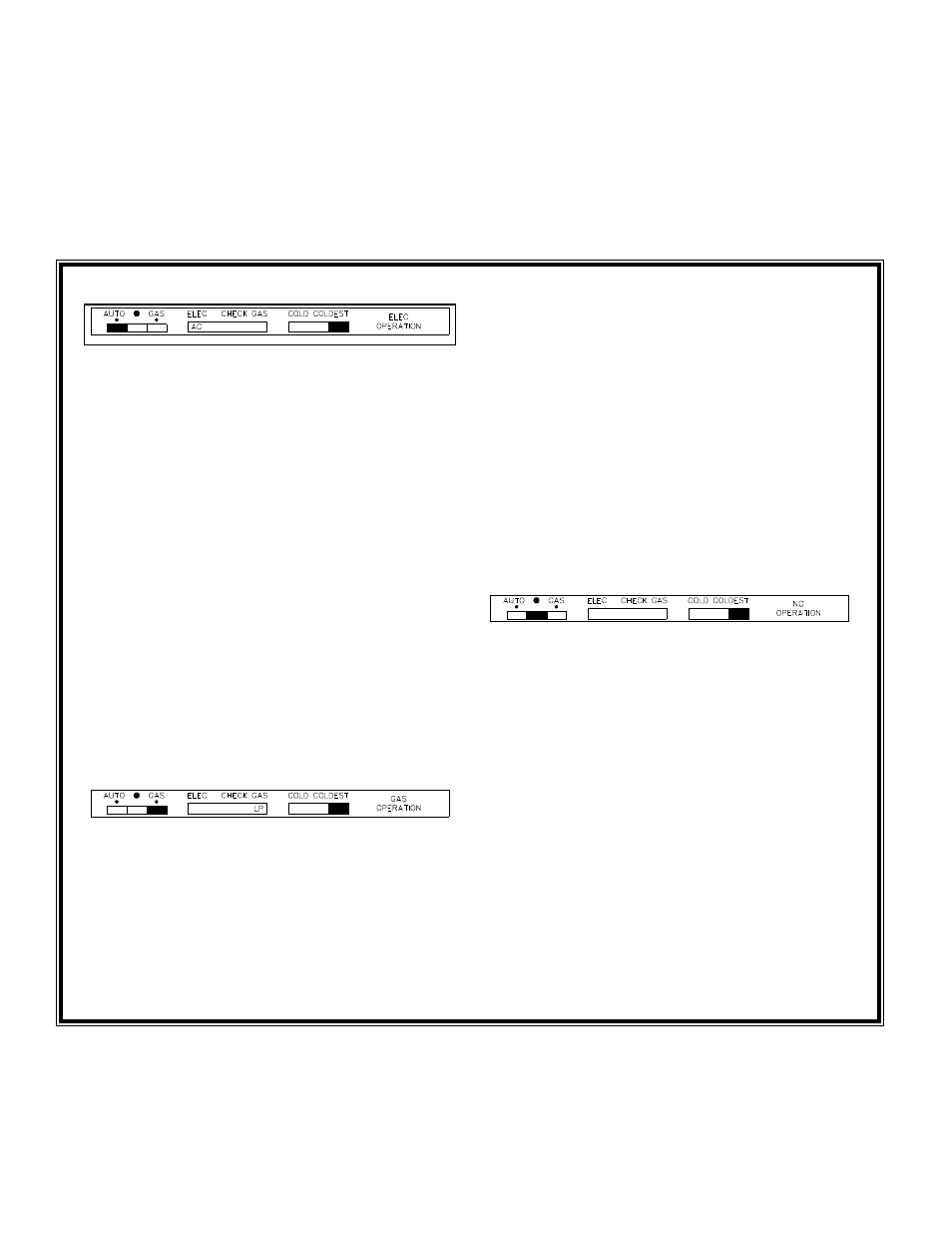 Lighting and start up instructions | Thetford 6100 Series User Manual | Page 14 / 25