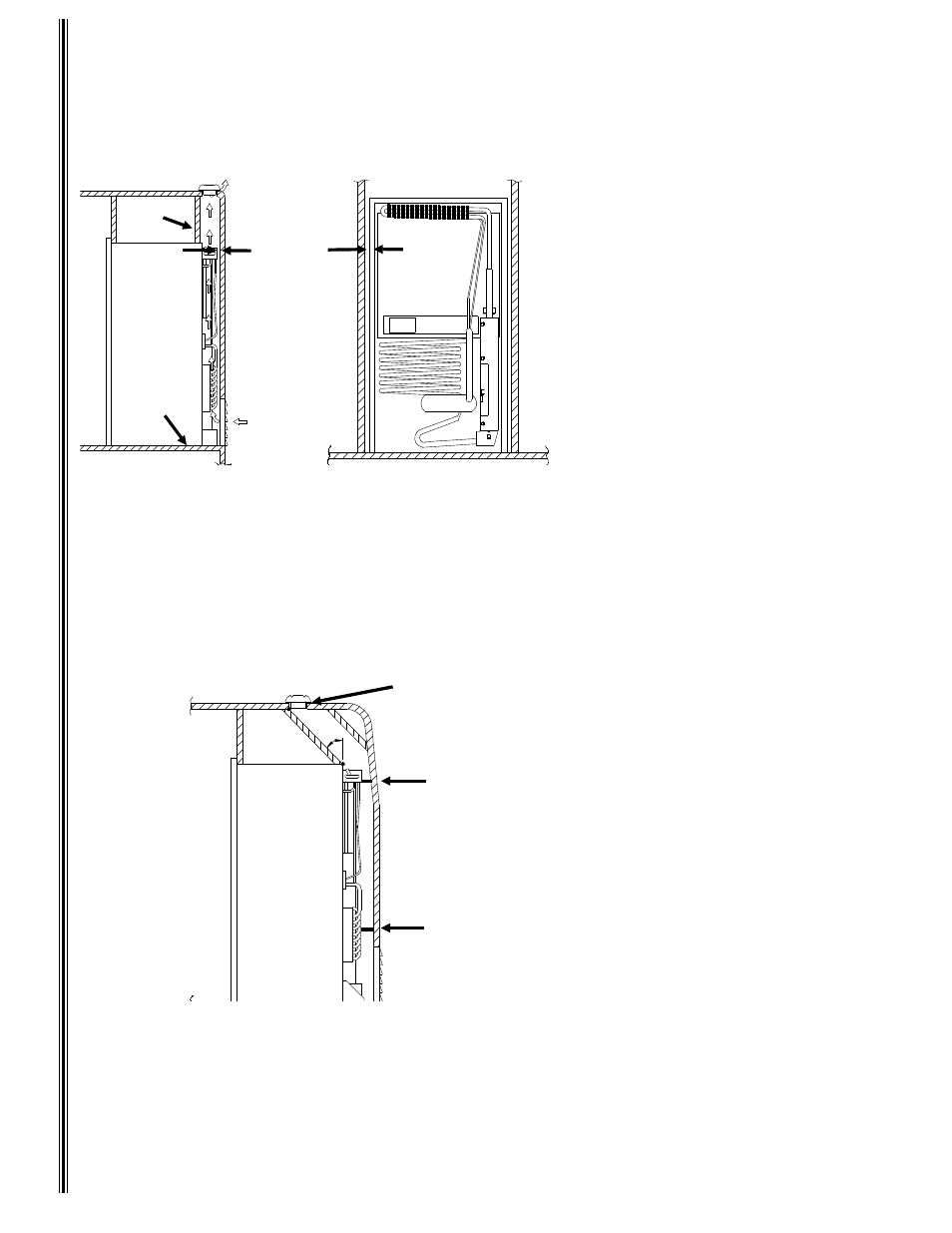 Optimum clearance requirement, Alternate construction requirements | Thetford 9100 Series Installation Manual User Manual | Page 6 / 11
