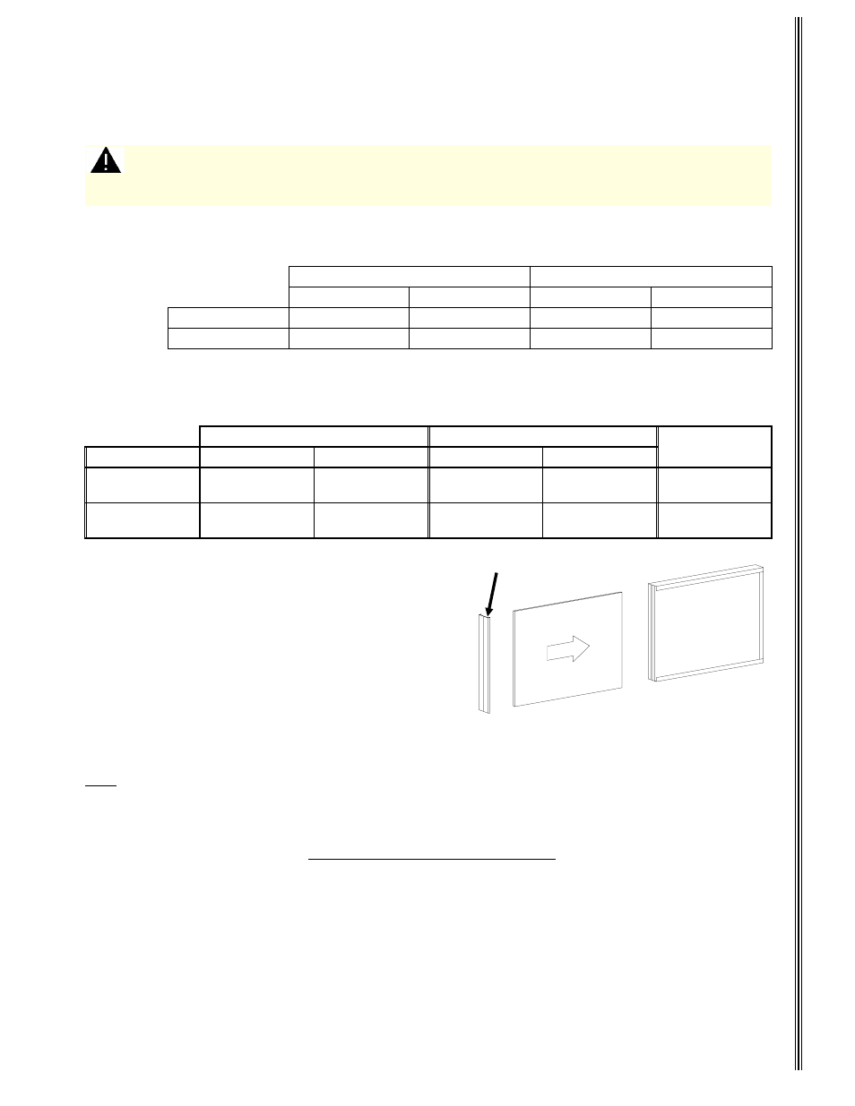 Recommended wire and fuse size, Door panel, Testing vehicles gas supply piping | Thetford 9100 Series Installation Manual User Manual | Page 9 / 11