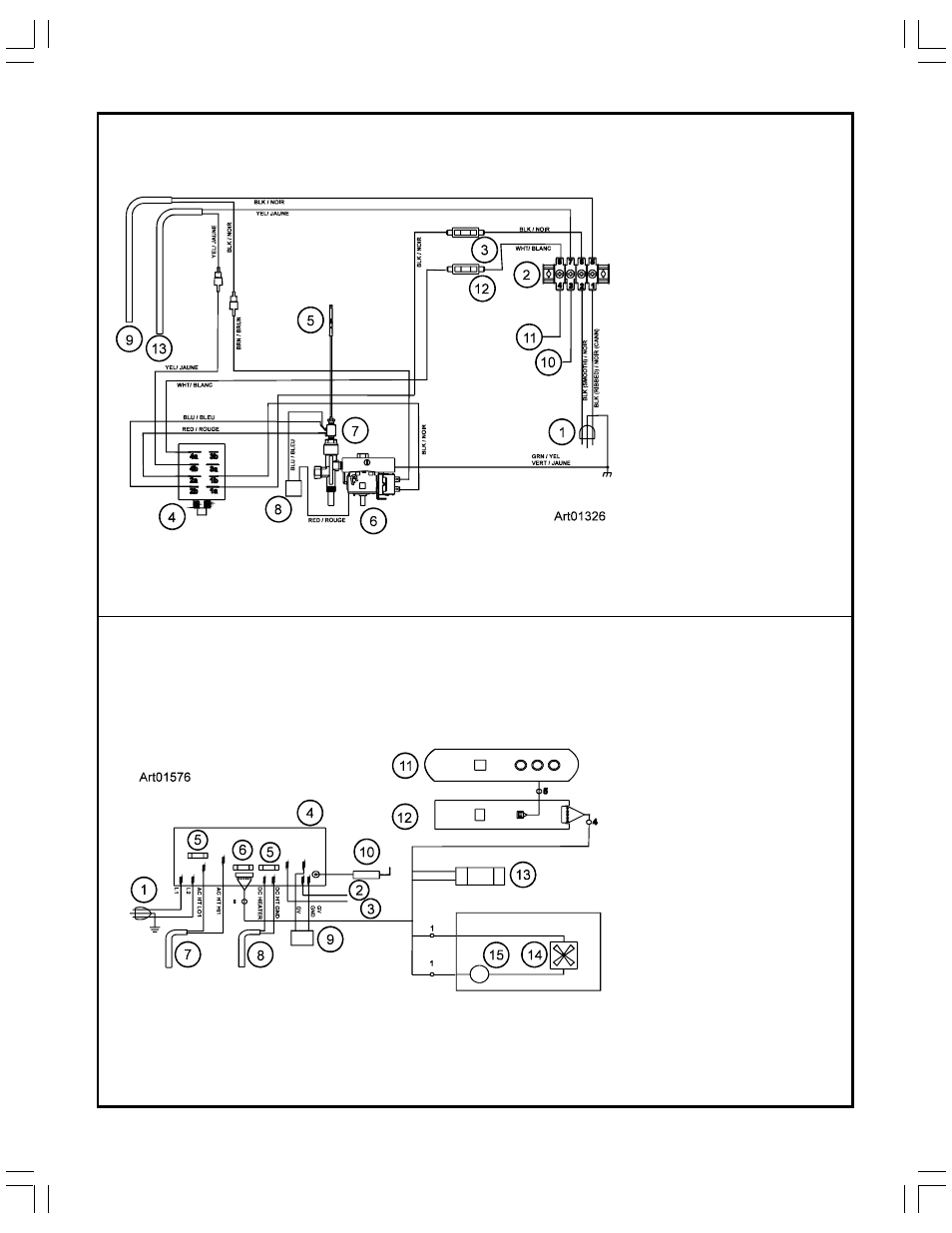 Graphic art01326, Graphic art01576 | Thetford N400 Series Owners Manual User Manual | Page 18 / 19
