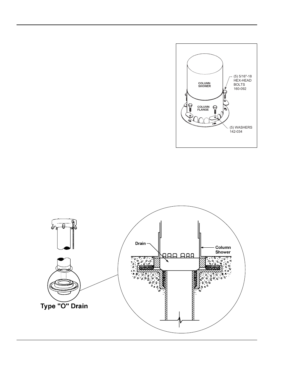 Step 1: install column shower components, Step 2: connect water supply | Bradley Smoker HN-400 User Manual | Page 6 / 9