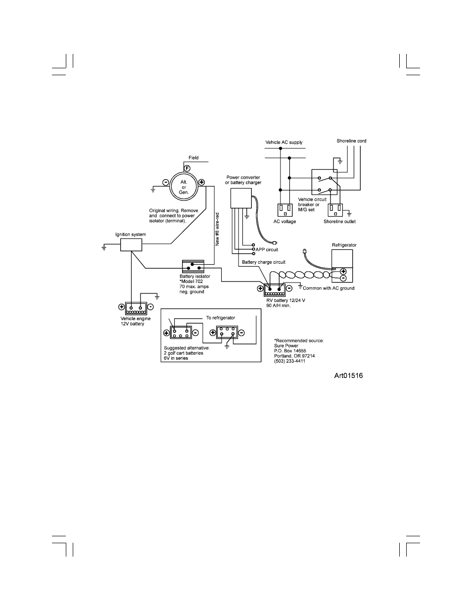 For your reference, Installation | Thetford DE0251T Series-EV User Manual | Page 6 / 11