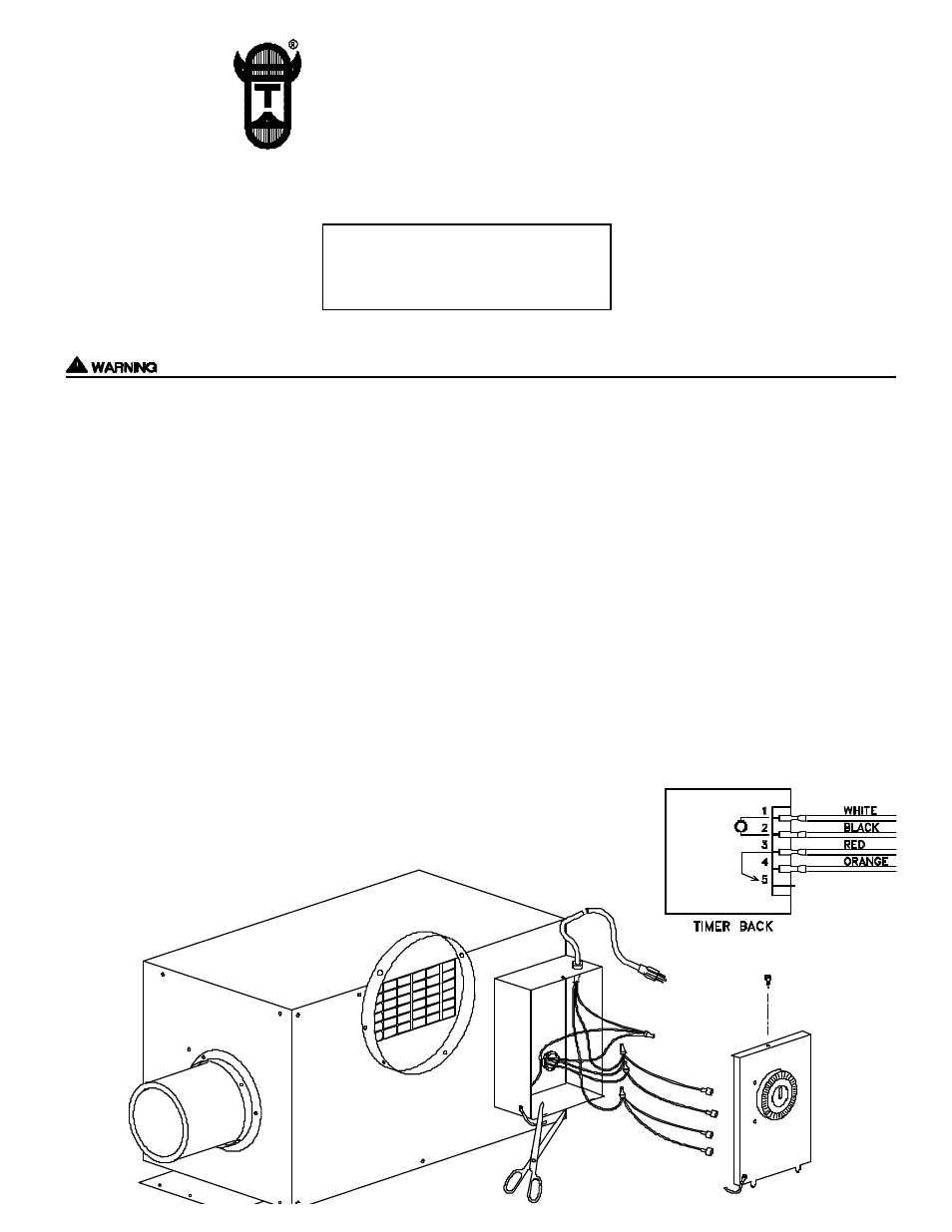 Tjernlund 950-0453 PAI-T Timer-Clock Kit 8504045 Rev. 1 05/97 User Manual | 2 pages