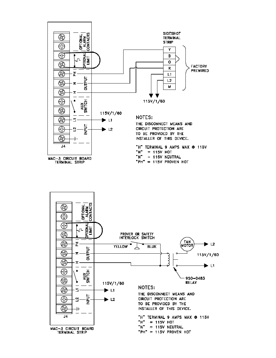 Tjernlund 950-0484 Mac-3 (Discontinued - No longer available) Board Kit 8505009 Rev. 08/00 User Manual | Page 5 / 9