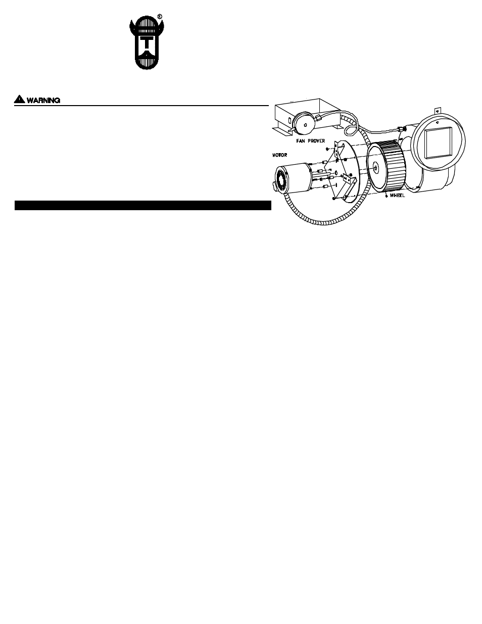 Tjernlund 950-1022 Motor Kit 8504050 Rev. 1 11/96 User Manual | 2 pages