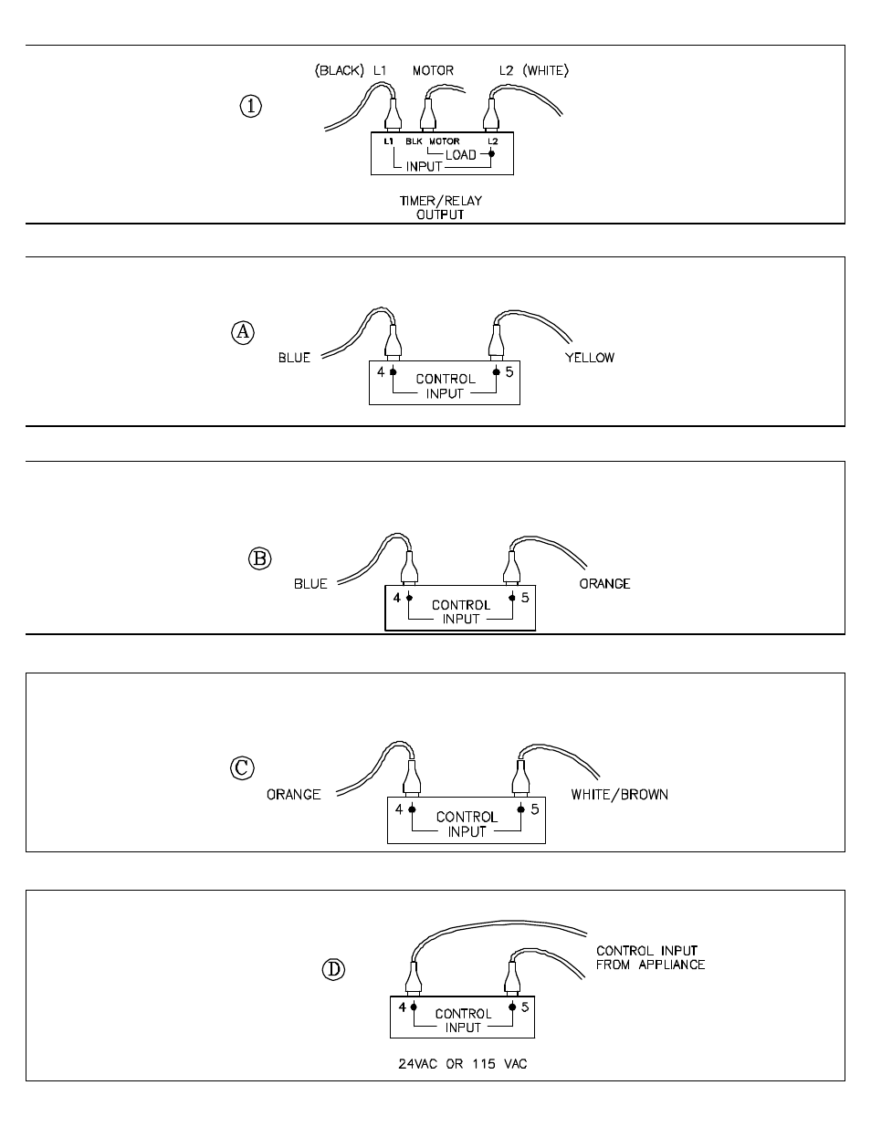 Tjernlund 950-1067 Relay-Timer (Old Style) Kit 8504053 Rev 4 09/96 User Manual | Page 3 / 4