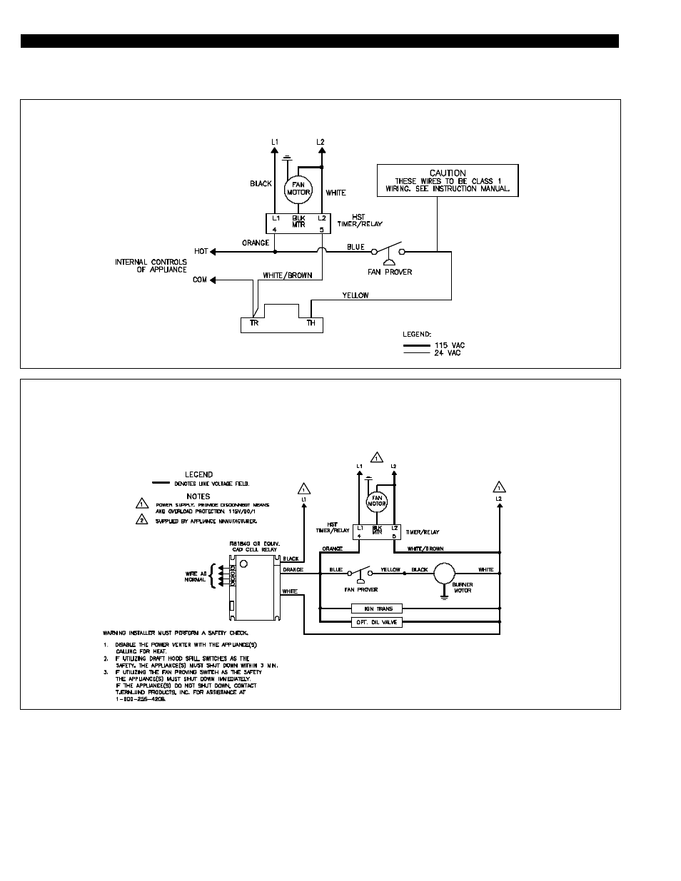 Tjernlund 950-1067 Relay-Timer (Old Style) Kit 8504053 Rev 4 09/96 User Manual | Page 4 / 4