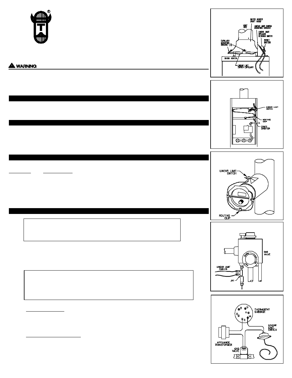 Tjernlund 950-2064 L-185 Safety Interlock Kit 8504020 Rev 3 09/96  User Manual | 2 pages