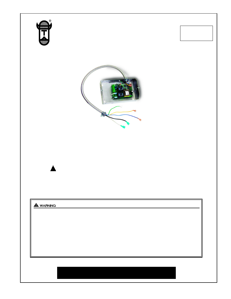 Model uc1 installation instructions | Tjernlund 950-8804 UC1 Universal Control Board Kit (Version X.04) 8505017 Rev A 05/03 User Manual | Page 2 / 16