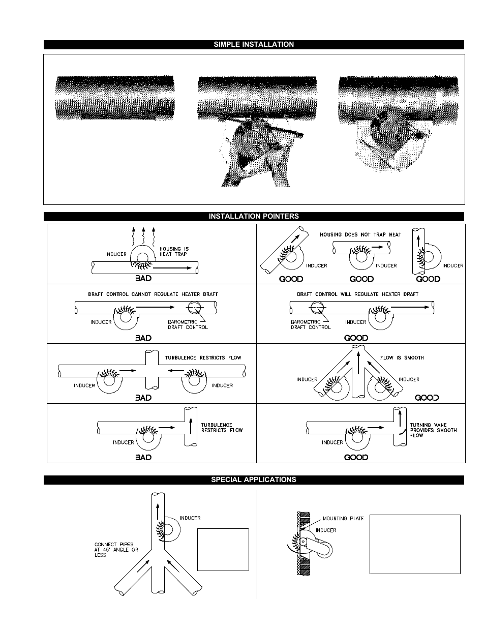 Tjernlund DJ-3, D-3, HD, I, IL, XL Draft Inducer 8504003 Rev A 07/00 User Manual | Page 5 / 12