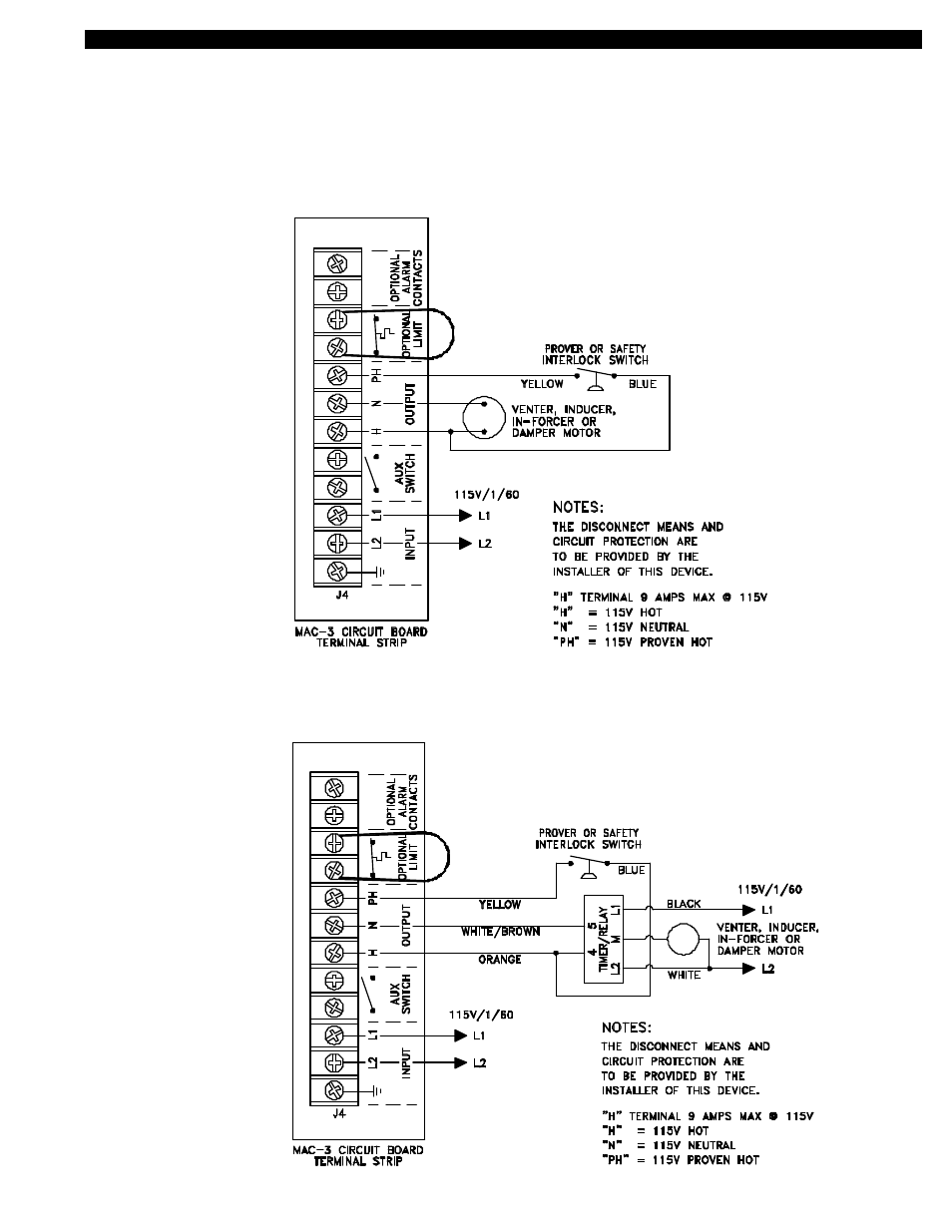 Tjernlund MAC-3 Control (Discontinued) 8504043 Rev A 05/99 User Manual | Page 3 / 8