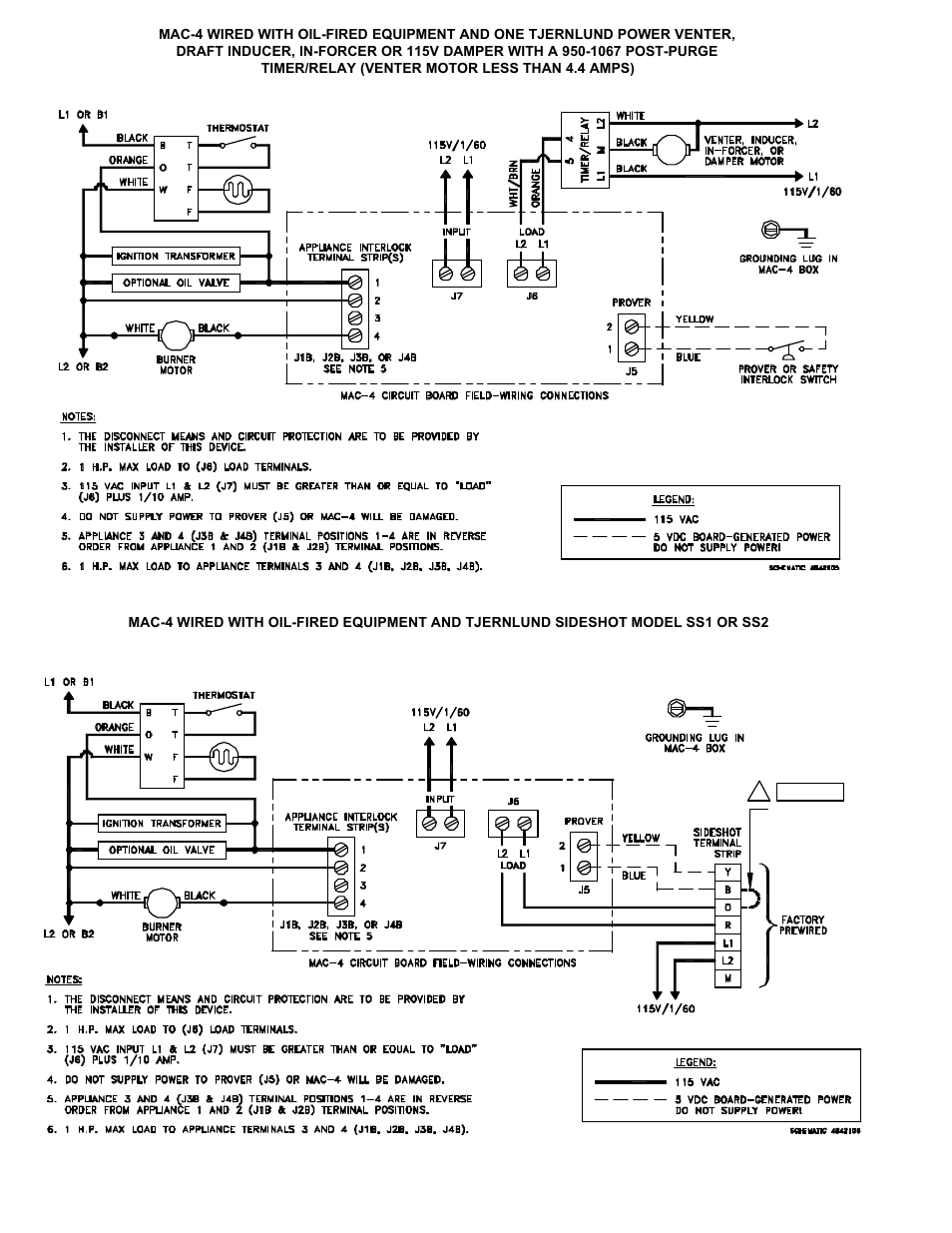 Tjernlund MAC-4 Control (Discontinued) 8504088 Rev A 04/00 User Manual | Page 8 / 10