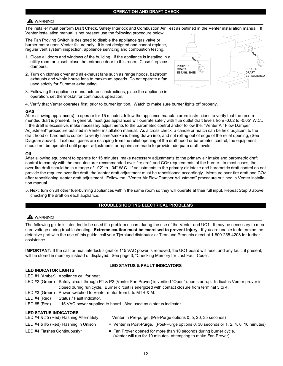 Tjernlund UC1 Universal Control (Version X.04) 8504107 Rev C 02/04 User Manual | Page 13 / 15