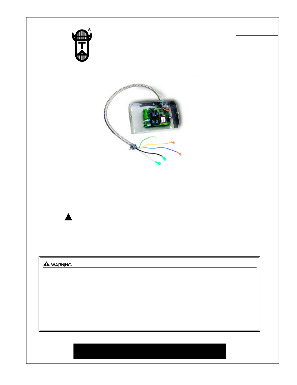 Tjernlund UC1 Universal Control (Version X.02 or Earlier) 8504107 Rev 08/02 User Manual | 14 pages