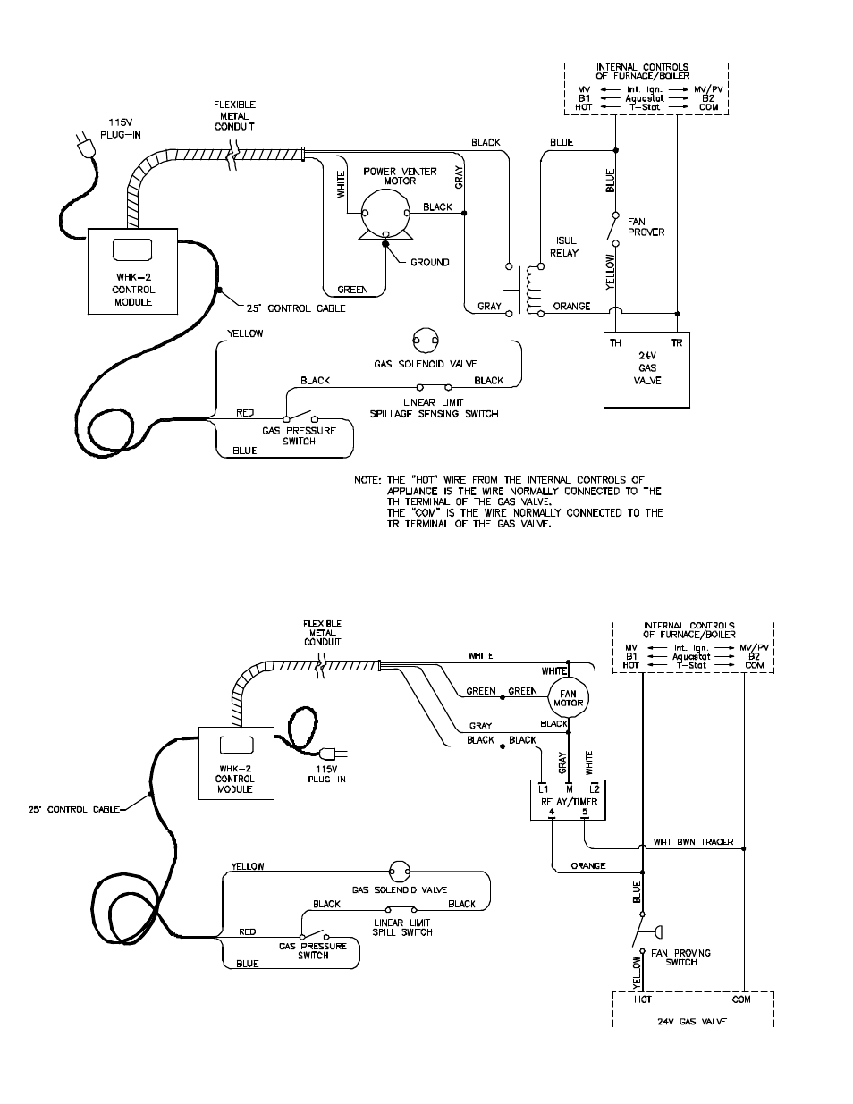 Tjernlund WHK-2 Millivolt Interlock Kit (Discontinued - Not Compatible with UC1) 8504026 Rev 8 09/98 User Manual | Page 9 / 15
