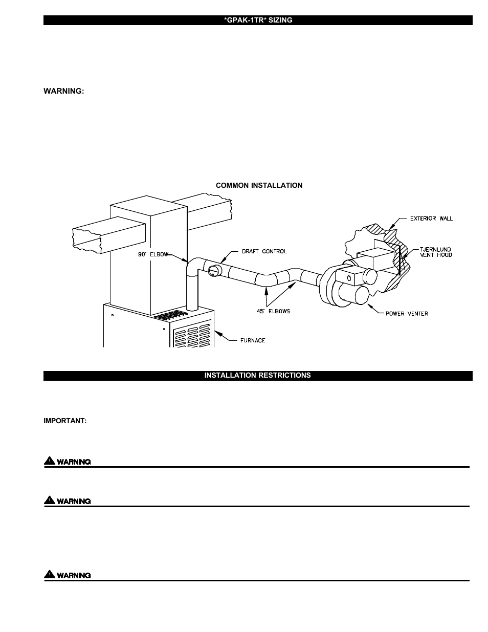 Tjernlund GPAK-1TR 8504047 Rev B 06/14 User Manual | Page 3 / 13