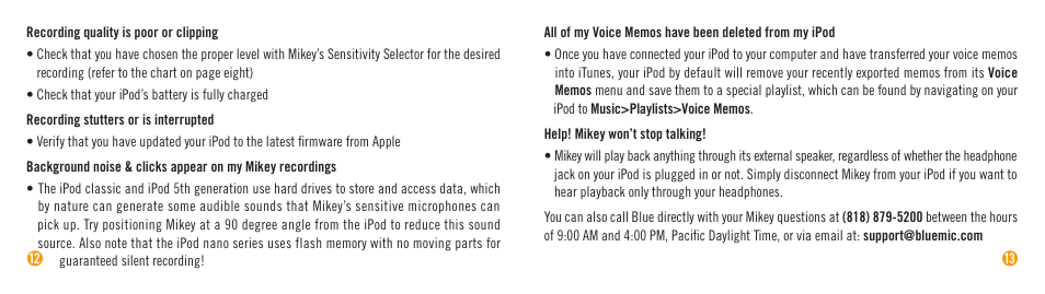 Blue Microphones Mikey User Manual | Page 7 / 8