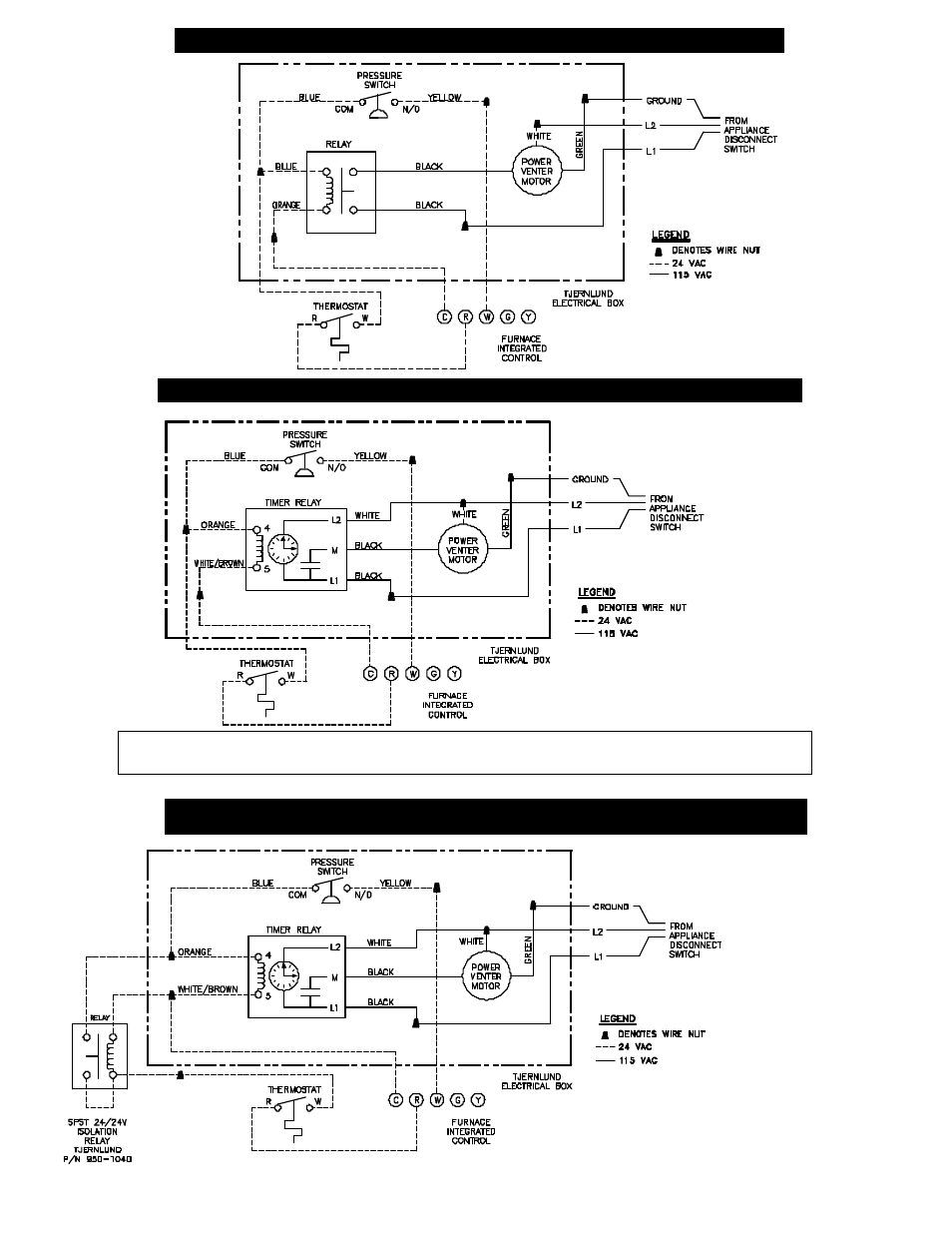 Tjernlund HST_HS115_HSUL-J, 1, 2 Series (Discontinued) 8504060 Rev A 11/99 User Manual | Page 12 / 20