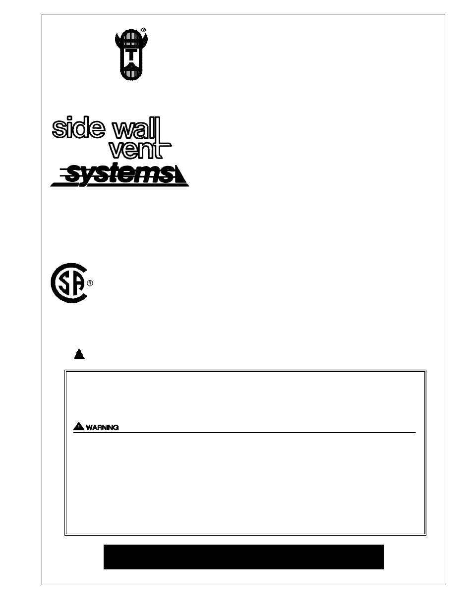 Tjernlund HST_HS115_HSUL-JC, 1C, 2C Canadian Series (Discontinued) 8504017 Rev 1 09/97 User Manual | 20 pages