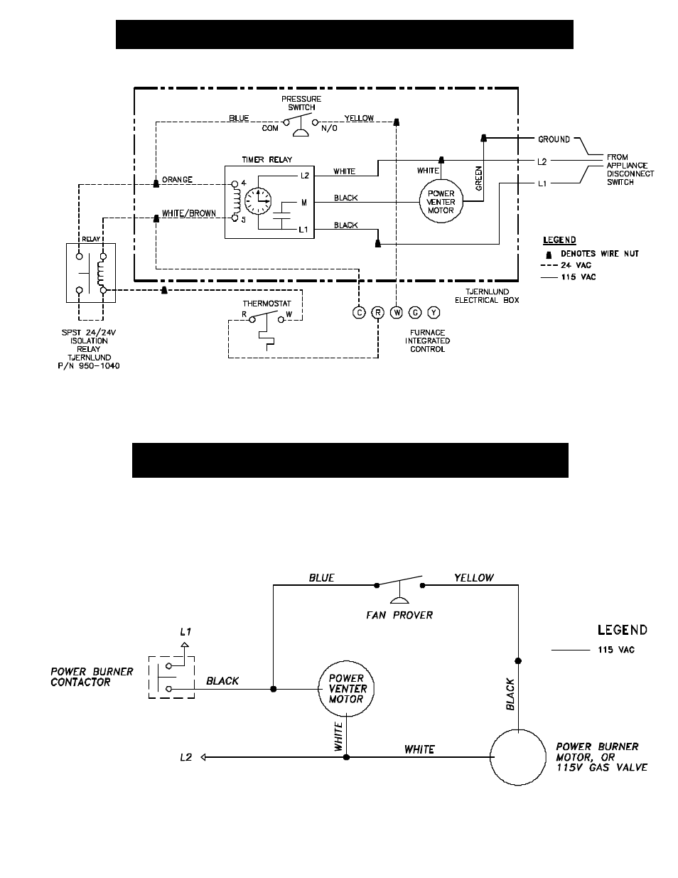 Tjernlund HST_HS115_HSUL-JC, 1C, 2C Canadian Series (Discontinued) 8504017 Rev 1 09/97 User Manual | Page 13 / 20